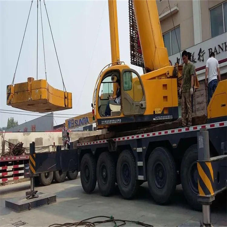 大峪镇当地吊车出租|机器吊装|75吨|工厂搬迁服务